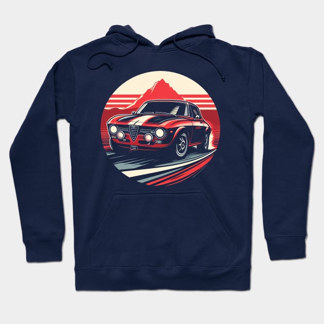 Alfa Romeo 2000 GTV Hoodie by TaevasDesign